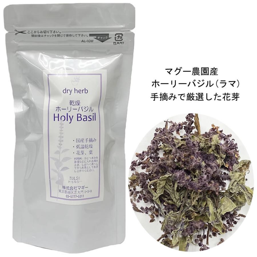 マグー農園 乾燥ホーリーバジル オオヤラマトゥルシー 10g メール便配送 送料無料 Holybajiltea M マグーズショップ 通販 Yahoo ショッピング