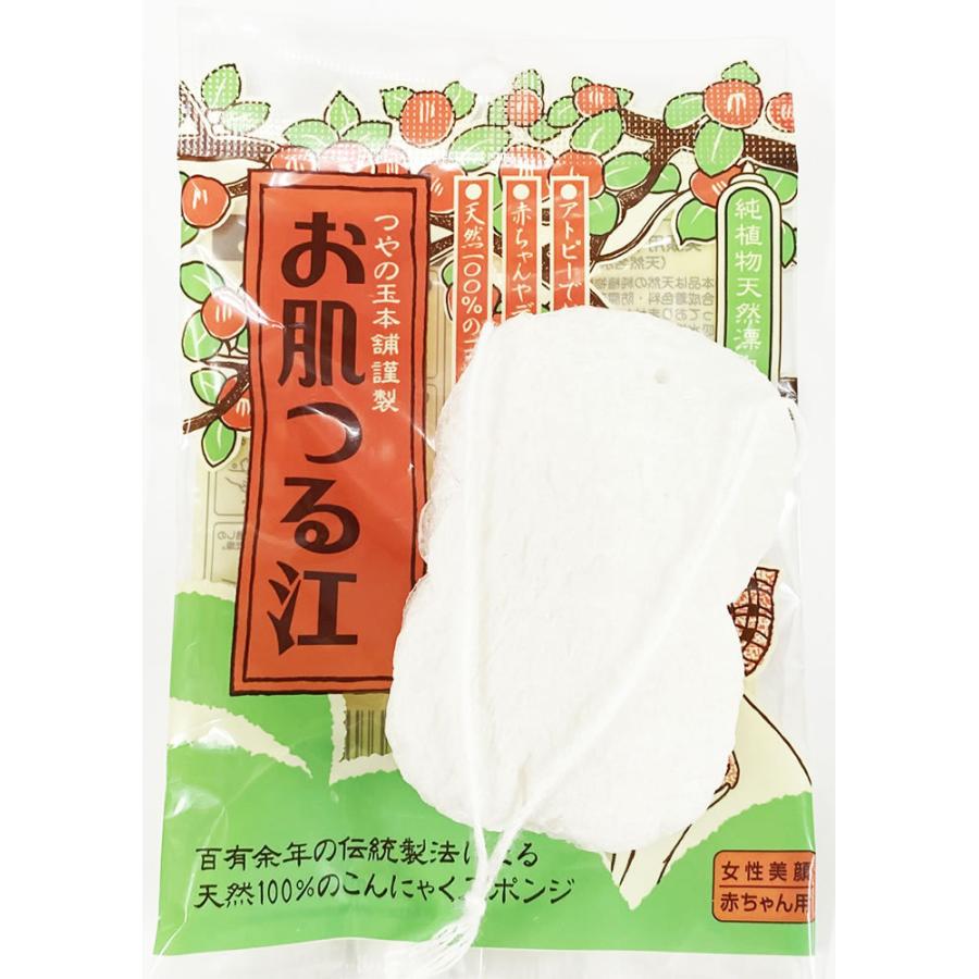 こんにゃくスポンジ お肌つる江 美顔用スポンジ 縦 8cm 横 6cm マミーサンゴ 化学薬品不使用 送料無料 ポスト投函便 Vdily130 6 マグーズショップ 通販 Yahoo ショッピング