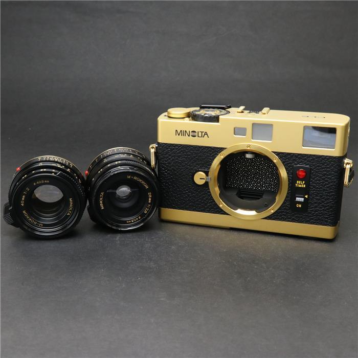 良品》MINOLTA CLE GOLD +M40mm F2 +M28mm F2.8 : カメラ専門店マップ