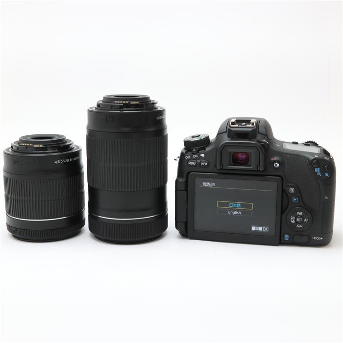 中古 《良品》 Canon EOS 8000D ダブルズームキット 55-250mm 《良品 