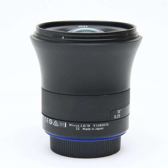 良品》Carl Zeiss Milvus 18mm F2.8 ZE（キヤノンEF用） : カメラ専門