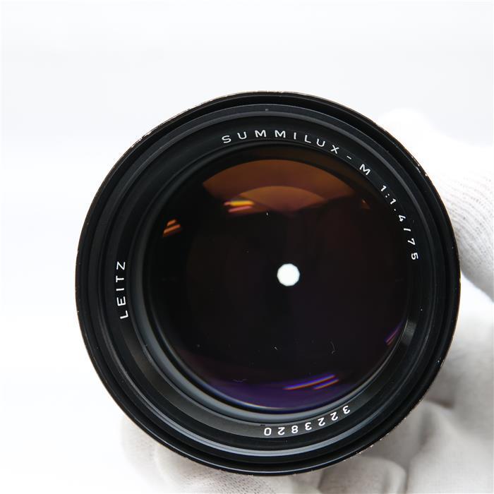 Summilux M75mm f1.4 フード組み込み メンテンス済み ライカ（Leica） 《並品》Leica ズミルックス M75mm F1.4 レンズフード