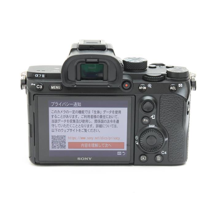 【美品】SONY α7III ILCE-7M3 ボディ ソニー SONY ミラーレス一眼カメラ α7III ボディ ILCE-7M3 の