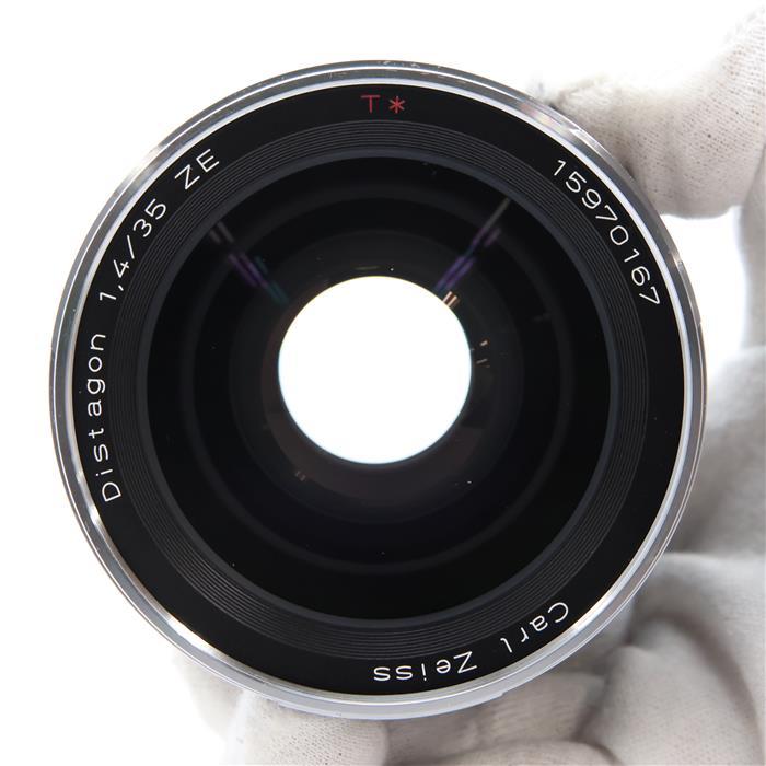 並品》Carl Zeiss Distagon T* 35mm F1.4 ZE（キヤノンEF用） : カメラ