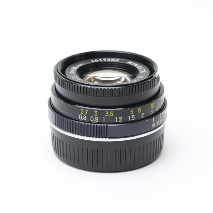 MINOLTA Mロッコール　M40mm F2 (CL用) 難有品》MINOLTA Mロッコール M40mm F2 QF (CL用) *距離計連動カムが