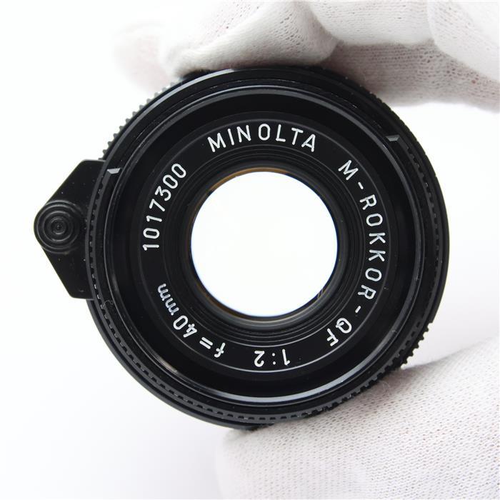 難有品》MINOLTA Mロッコール M40mm F2 QF (CL用) *距離計連動カムが