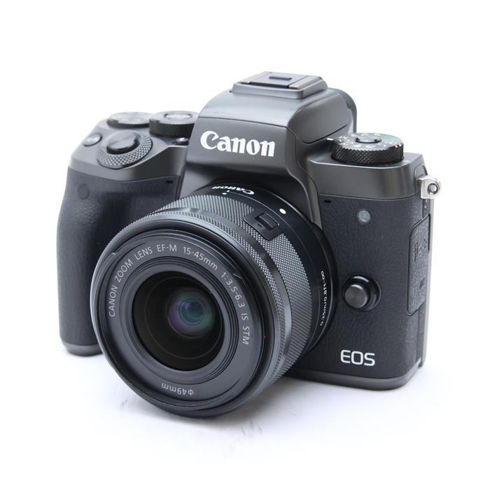 美品 Canon EOS M5 レンズキット EF-M15-45mmIS STM キヤノン（Canon） 《並品》Canon EOS M5 EF-M15-45 IS STM レンズ