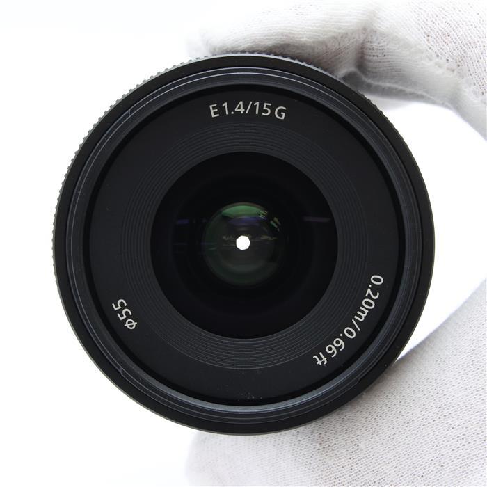 【美品】E 15mm F1.4 G SEL15F14G Eマウント カメラレンズ 新品)SONY (ソニー) E 15mm F1.4 G SEL15F14G（商品ID：4548736132238