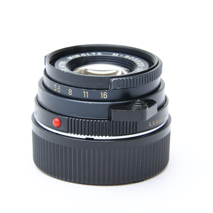 MINOLTA Mロッコール　M40mm F2 (CL用) 並品》MINOLTA Mロッコール M40mm F2 QF (CL用) *距離計連動カムが斜め