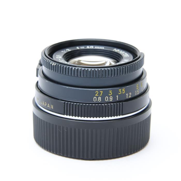 並品》MINOLTA Mロッコール M40mm F2 QF (CL用) *距離計連動カムが斜め