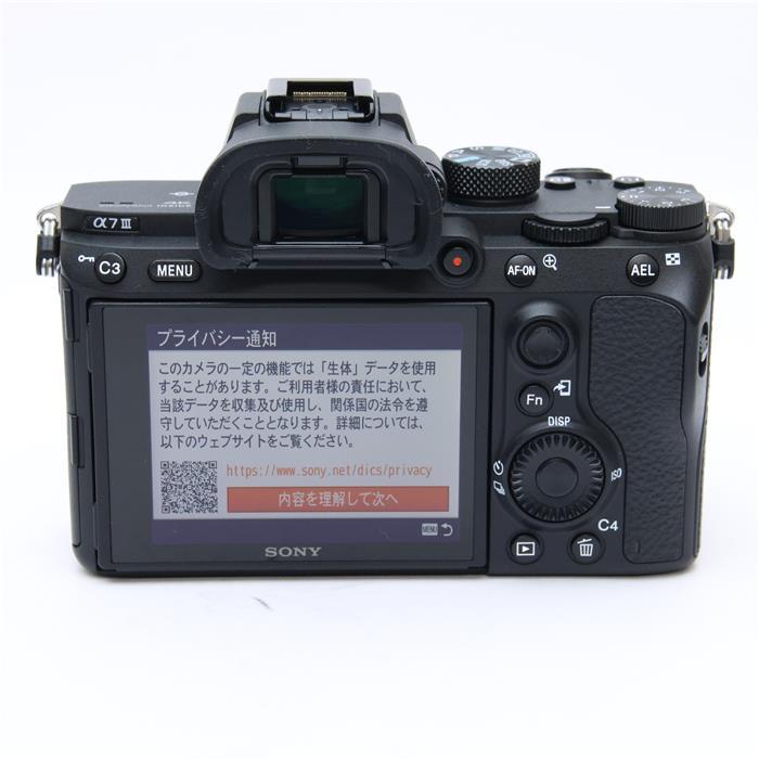 SONY α7Ⅲ ボディ ジャンク SONY（ソニー） 《良品》SONY α7III ボディ ILCE-7M3 : カメラ専門店