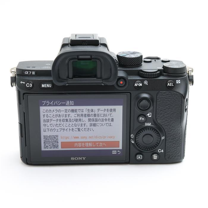 美品・α7 III ILCE-7M3 ボディ箱付き SONY（ソニー） 《並品》SONY α7III ボディ ILCE-7M3 : カメラ専門店