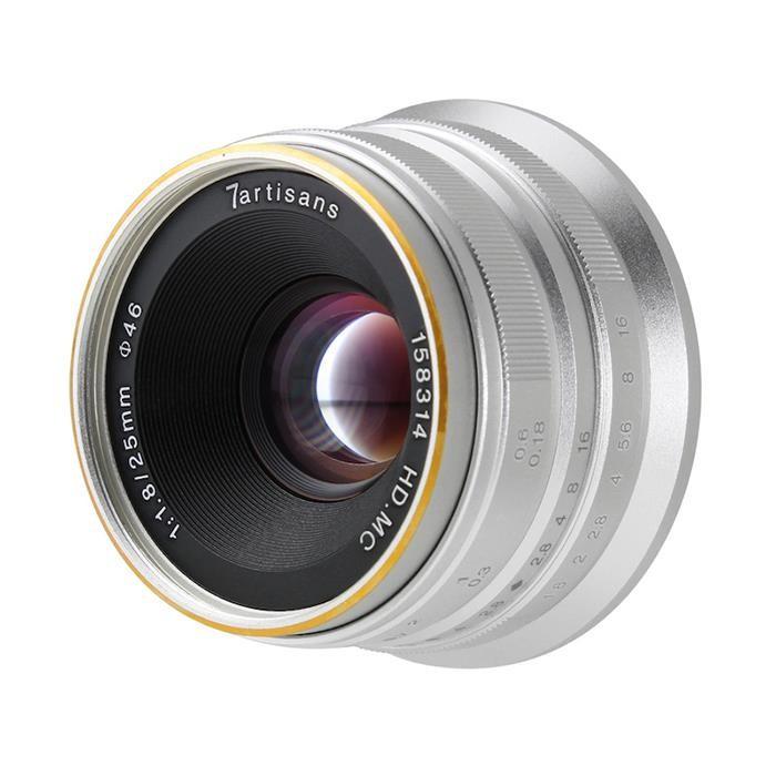 《新品》 七工匠 (しちこうしょう) 7artisans 25mm F1.8 (マイクロフォーサーズ用) シルバー｜ymapcamera｜02