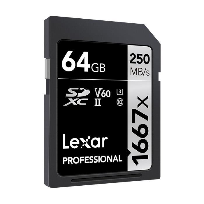 《新品アクセサリー》 LEXAR (レキサー) Professional 1667x SDXCカード UHS-II 64GB LSD64GCBJP1〔メーカー取寄品〕｜ymapcamera｜02