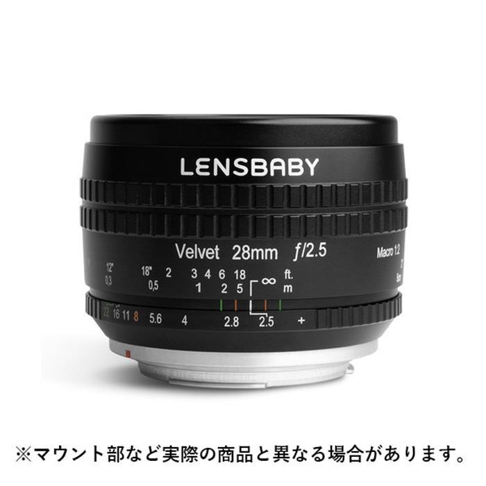恵みの時 《新品》 Lensbaby (レンズベビー) Velvet 28 28mm F2.5 ソフト (ソニーE用/フルサイズ対応) ブラック〔 メーカー取寄品〕