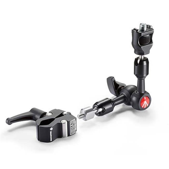 《新品アクセサリー》 Manfrotto（マンフロット） フリクションアーム 15cm長 回転防止ナノクランプ付 244MICROKIT〔メーカー取寄品〕｜ymapcamera