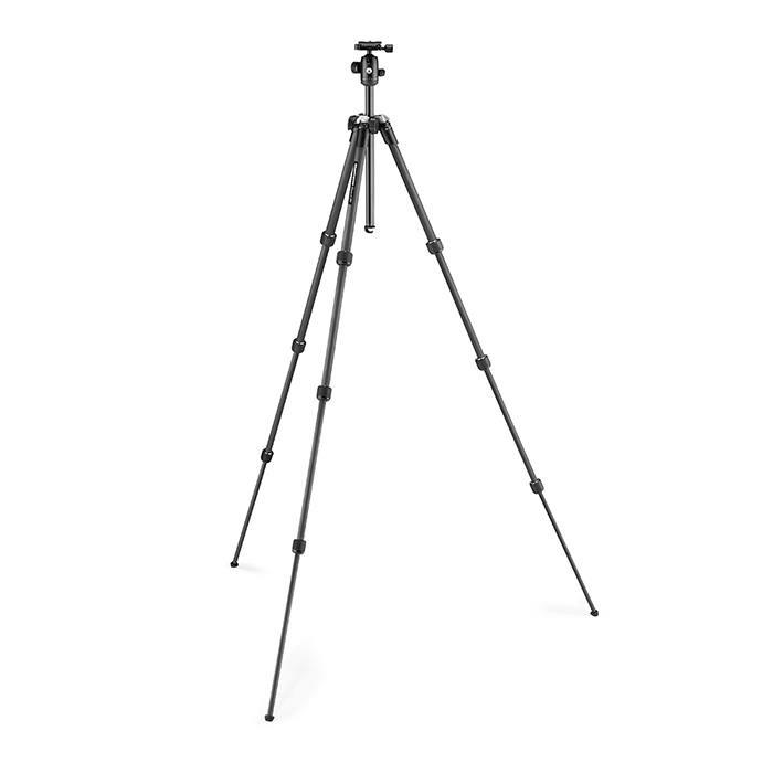 ELEMENT - Manfrotto カーボン4段三脚 MBTキット Element MII 黒 新品)Manfrotto (マンフロット) Element MII カーボン4段三脚MBT