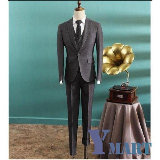 着後レビューで 送料無料 ォーマル 男性 舞台 メンズ 新作 写真撮影 父の日 パーティー 成人の日 スーツ メンズ 上下 セットアップ 紳士用 冠婚葬祭 司会 卒業式3点セットジャケット パンツ ベスト 結婚式 Ol 花婿の介添え通勤 二次会 3ピーススーツ ビジネススーツ