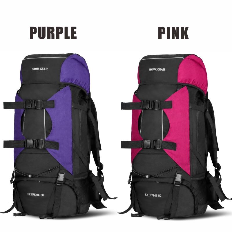 登山用品 Hawk gear 80L バックパック 80L メンズ レディース 防水 大容量 登山 おしゃれ