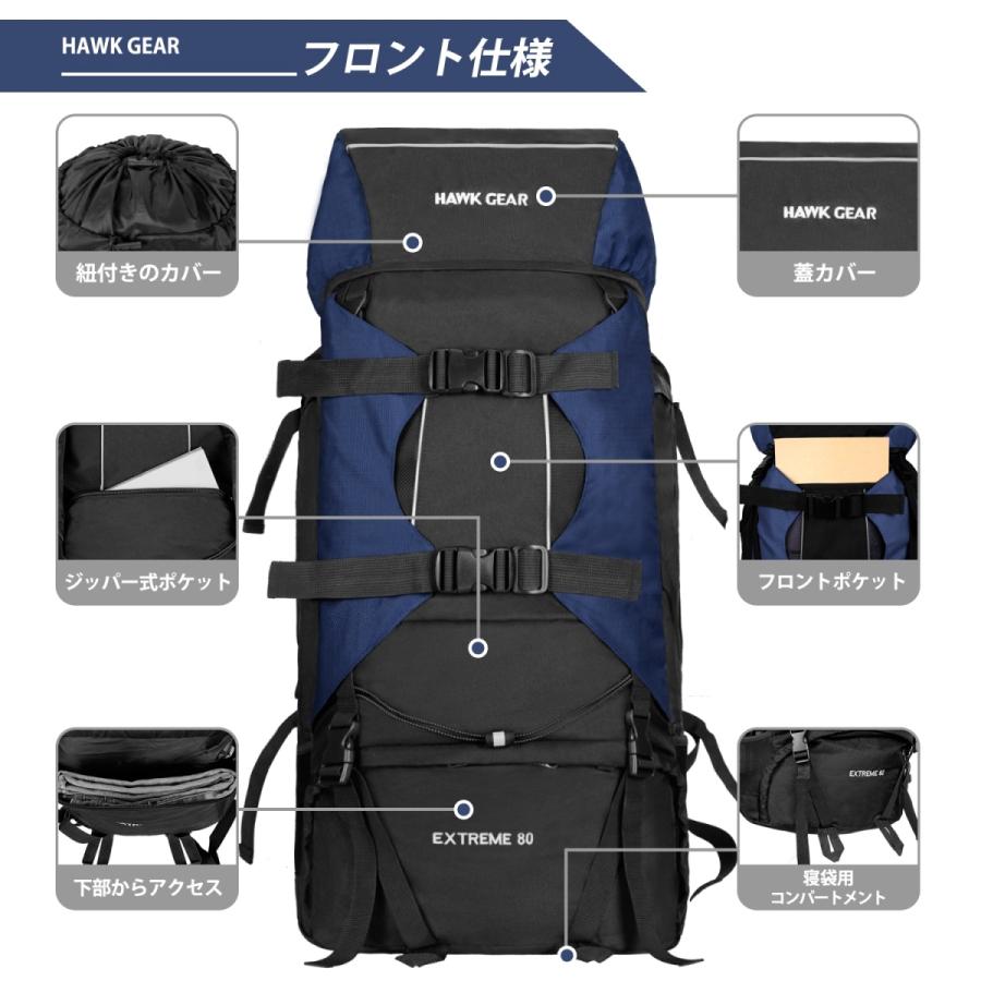 希少✨PORTER ヒート アウトドア 大容量 リュック 登山 マウンテン 楽天市場】バックパック 80L リュックサック メンズ レディース