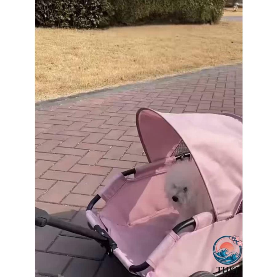 犬カート小型 ペットカート 小型 ミニ 犬ベビーカー 犬用バギー 四輪