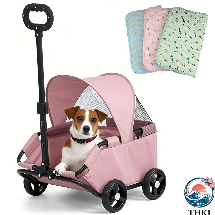 犬カート小型 ペットカート 小型 ミニ 犬ベビーカー 犬用バギー 四輪