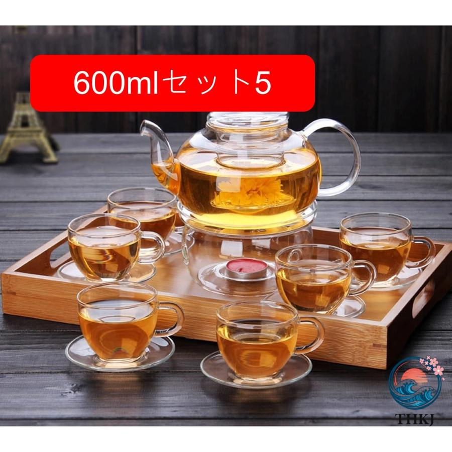 ティーポット 大容量 飲食店 リーフティー 水出し 透明 保温保冷 おしゃれ 工芸茶 ティーセット 茶こし きゅうす 業務用 カップ ステンレス鋼フィルター ダブル_17