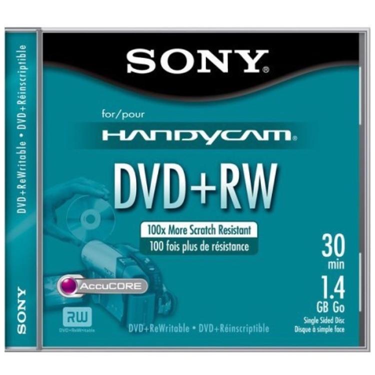 SONY DVD+RW 人気デザイナー 8cm 硬質で高耐久です handycamやデータのバックアップに 開店記念セール