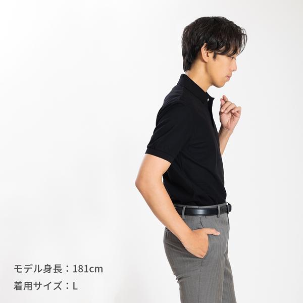 ポロシャツ 半袖 メンズ 日本製 綿100% 吸汗速乾 ビジネス ゴルフ