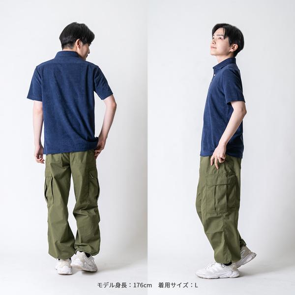 ポロシャツ メンズ 半袖 日本製 パイル生地 ふんわり柔らかい ビジネス