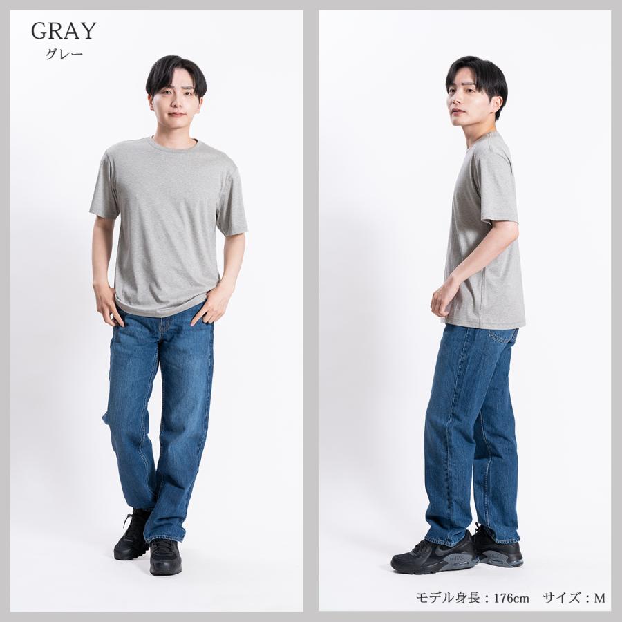tシャツ 半袖 メンズ 日本製 綿100％ 消臭 オーガニックコットン