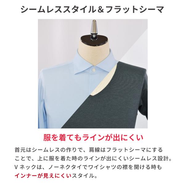 インナー 半袖 メンズ 日本製 極暖 肌着 あたたかい ストレッチ