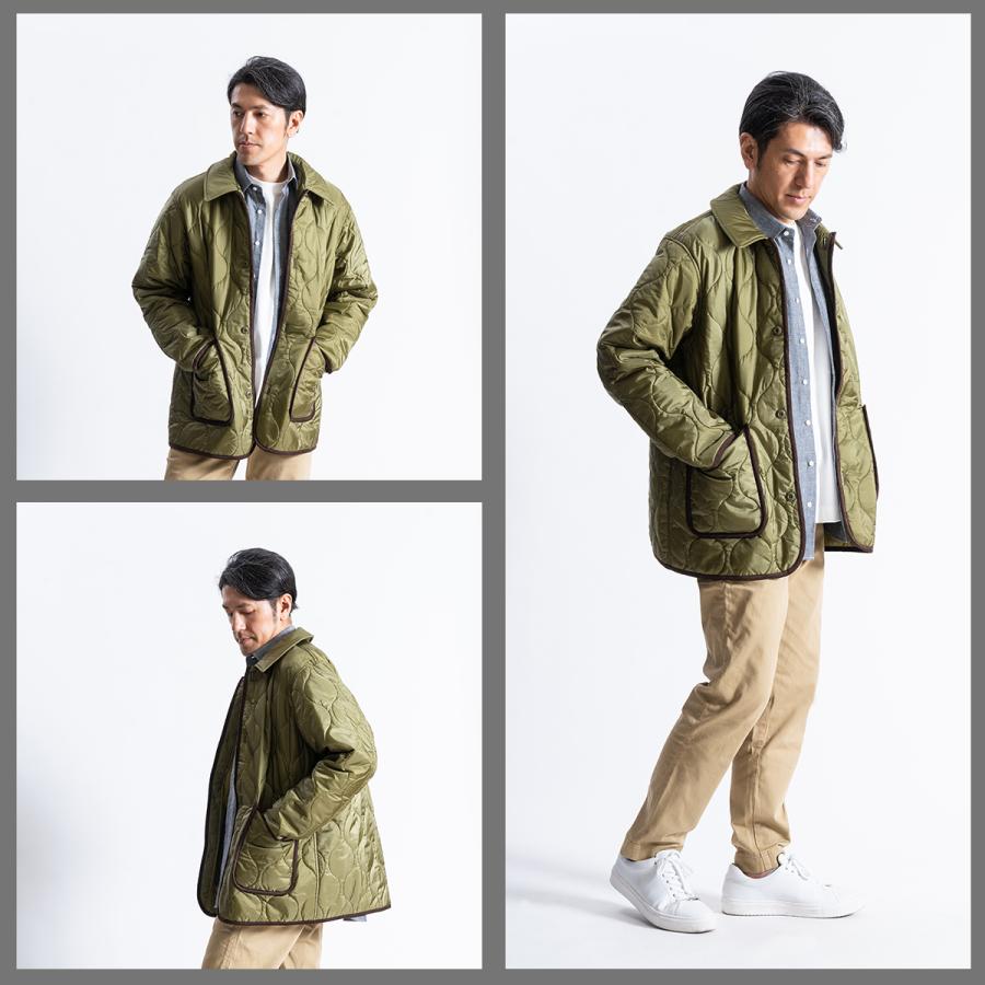 ジャケット メンズ キルティング 日本製 中綿 あたたかい 軽い 秋冬