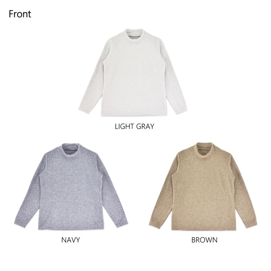 ハイネック レディース カットソー 暖かい 保湿 起毛 ストレッチ