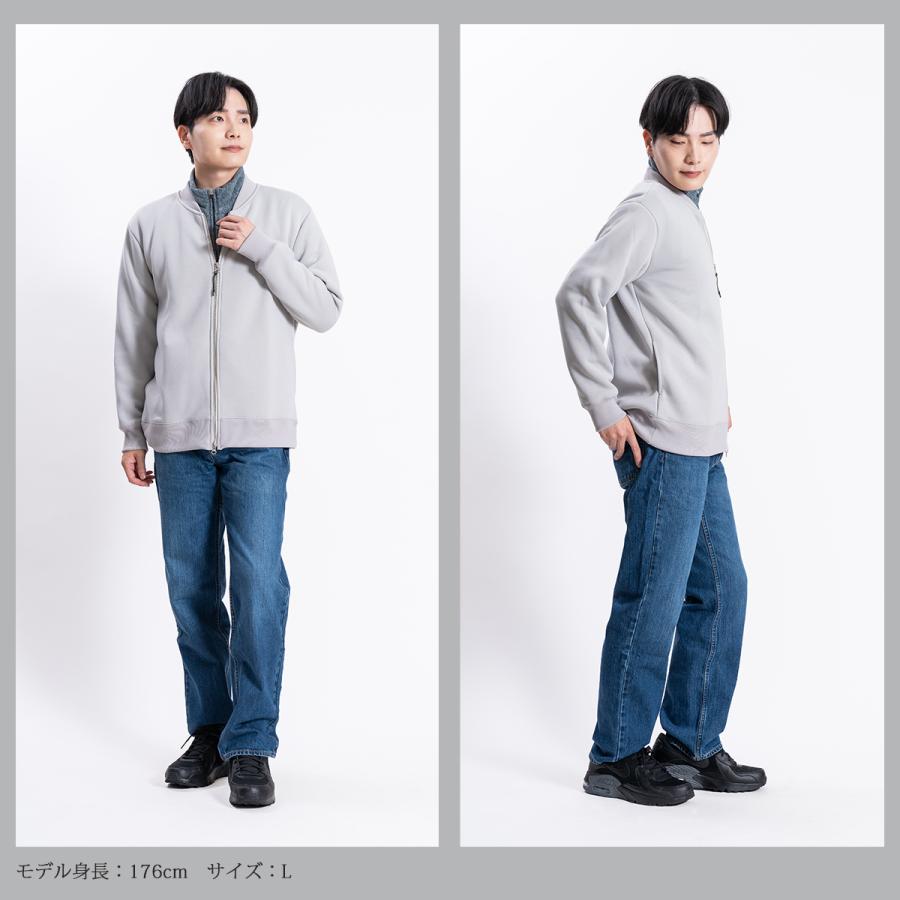 ジャケット メンズ ブルゾン 日本製 紫外線防止 吸水速乾 羽織 ジップ
