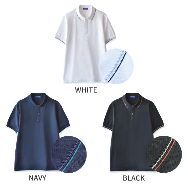 専用COMOLI 19SS 鹿の子半袖ポロシャツ NAVY 2 COMOLI 鹿の子半袖ポロシャツ