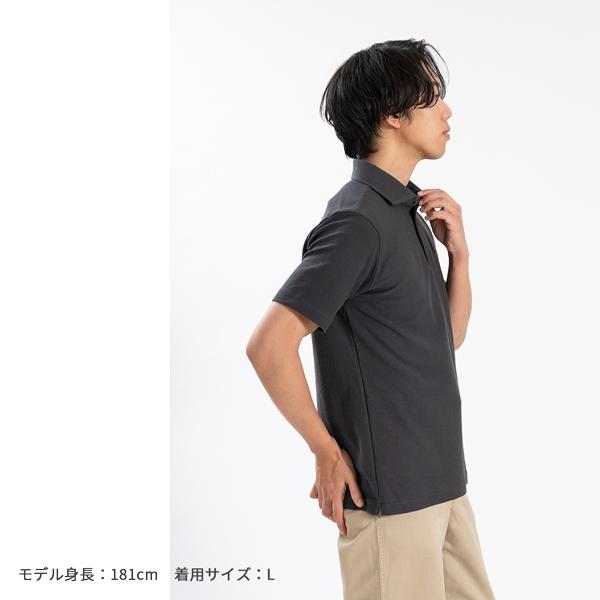 ami グレー ポロシャツ 半袖 ムッシュニコル MONSIEUR NICOLE ハニカムボーダー 半袖ポロシャツ