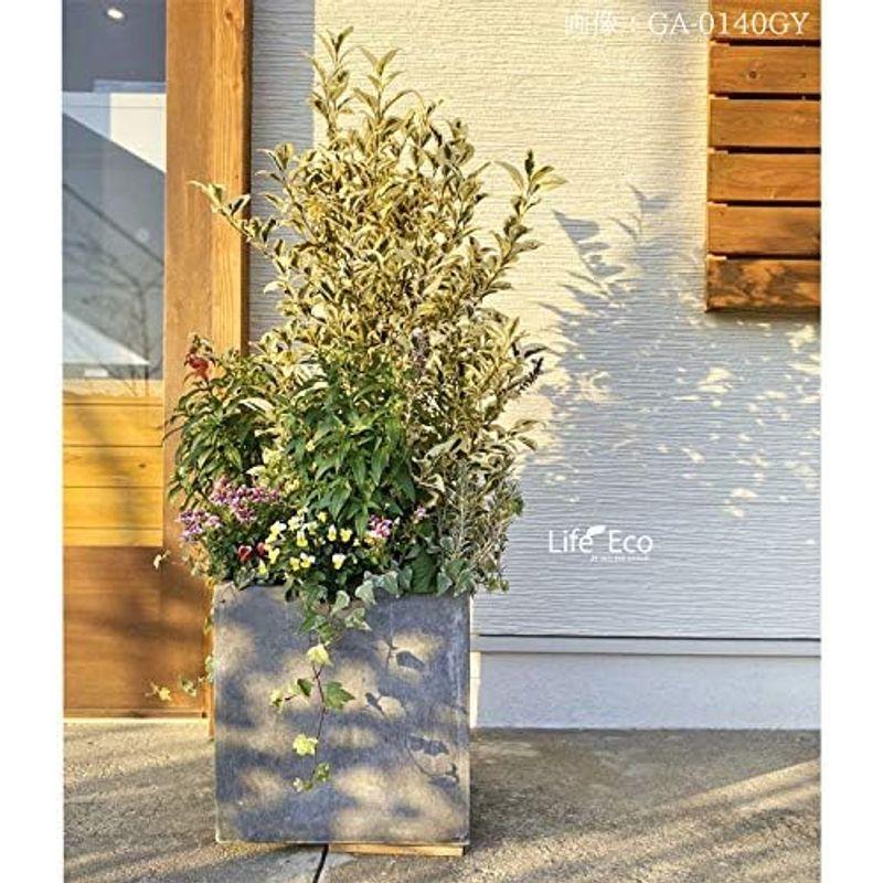 ファイバークレイ製 軽量 大型植木鉢 バスク キューブ 40cm グレー 軽量 大型植木鉢 バスク キューブ 40cm グレー 　 サイズ
