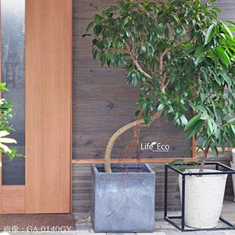 ファイバークレイ製 軽量 大型植木鉢 バスク キューブ 40cm グレー 軽量 大型植木鉢 バスク キューブ 40cm グレー 　 サイズ