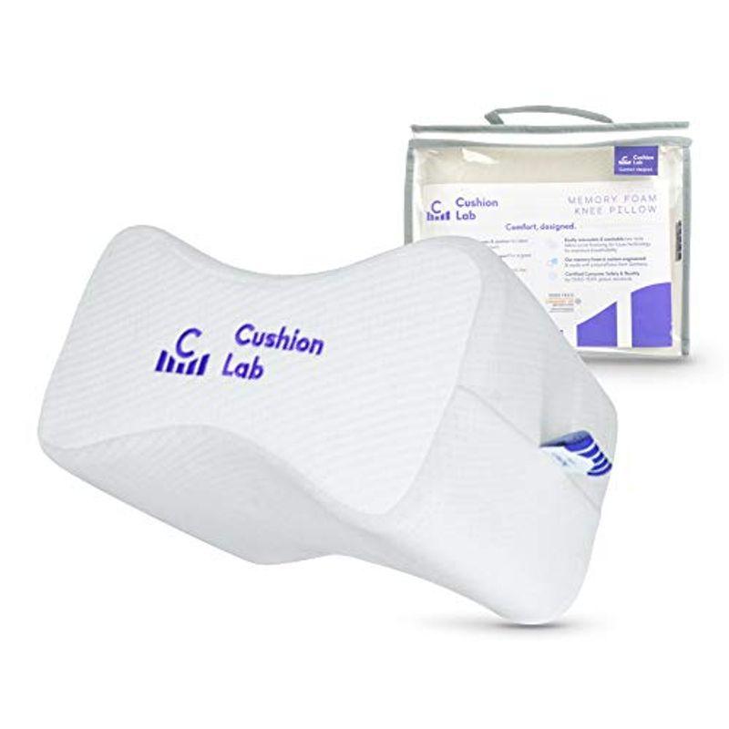 Cushion Lab Knee Pillow for Sciatica Pain Relief, Pregnancy, Hip, Leg