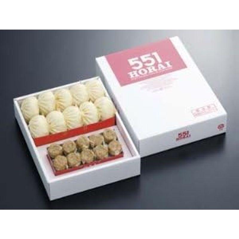 551蓬莱 Bセット (豚まん10個、焼売10個セット) プレゼント 大阪土産