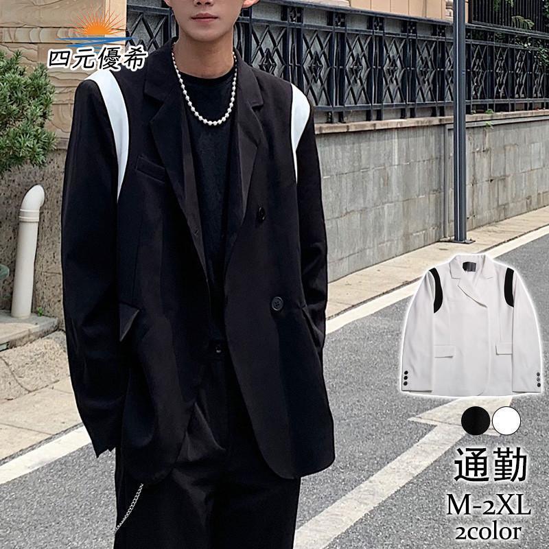 テーラードジャケット メンズ スーツジャケット ブレザー 切り替え