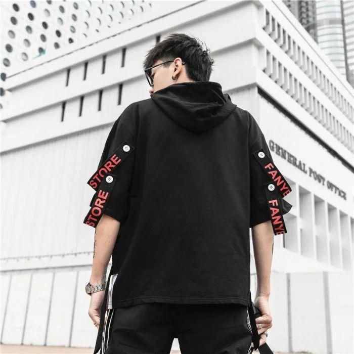 パーカー 半袖 メンズ 夏服 大きいサイズ tシャツ フード付き インナー