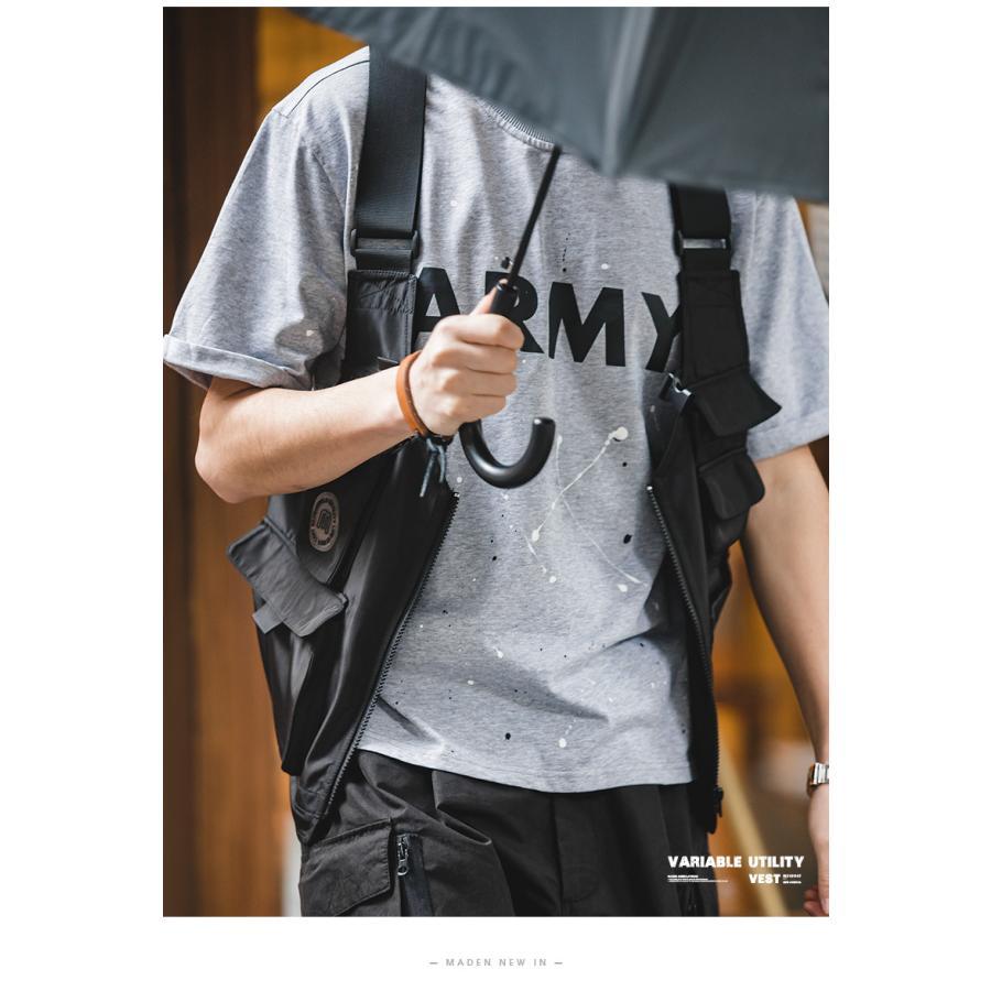 多機能ベスト アウトドア 2WAY ショルダーバッグ マルチポケット 着る