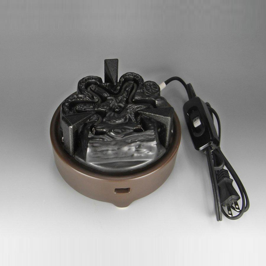 風炉用 電気炭 嬉楽（きらく）五徳付き【YU-003】 | 