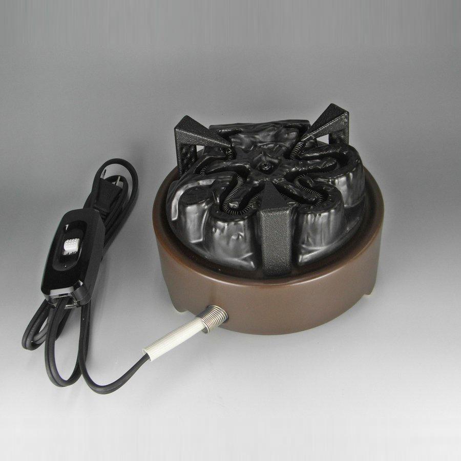 風炉用 電気炭 嬉楽（きらく）五徳付き【YU-003】 |  | 01