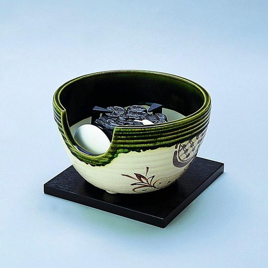 紅鉢風炉　織部半掛け　強弱切替スイッチ付き【YU-405-001-C，YU-405-002-C】 | 