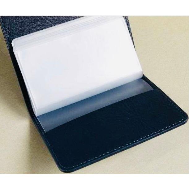 カードホルダー 20枚収納 9.5×11cm カードケース ブラック