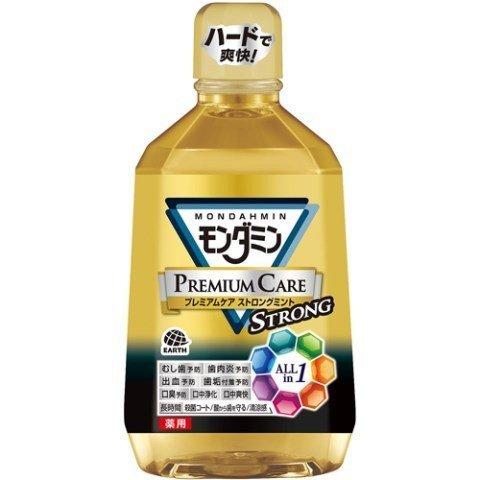 モンダミン プレミアムケア ストロングミント ハードで爽快 1080ml  洗口液 マウスウォッシュ デンタルリンス｜ymmttrading-shop