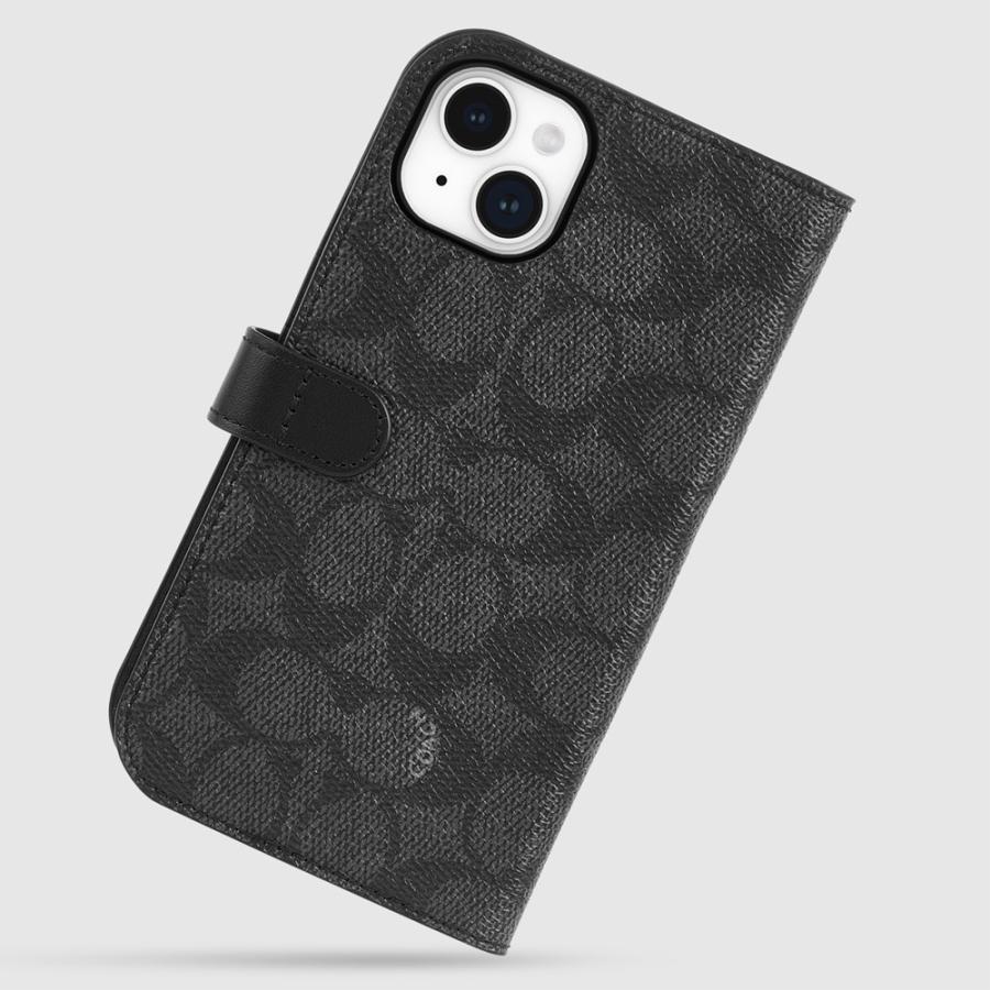 COACH コーチ iPhone 15 Plus Coach Folio Case : 0840171734096 